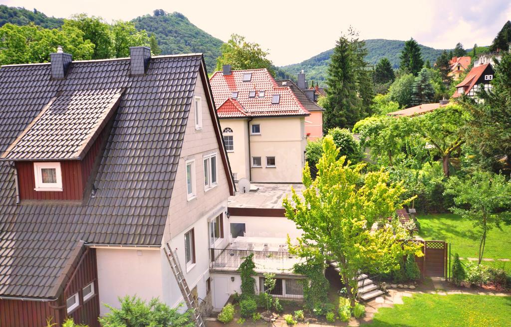 Pension Trautheim - Am Stadtpark バート・ハルツブルク エクステリア 写真