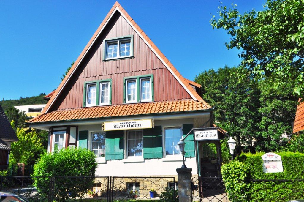 Pension Trautheim - Am Stadtpark バート・ハルツブルク エクステリア 写真